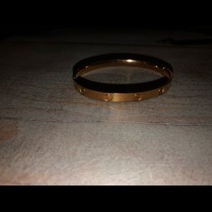 Rolse gold thin bracelet Carti